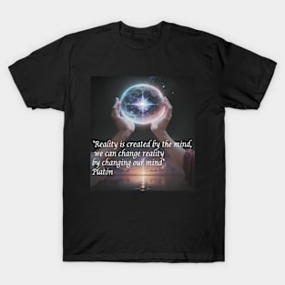 Plato's sphere of mind: how we shape reality with our thoughts T-Shirt